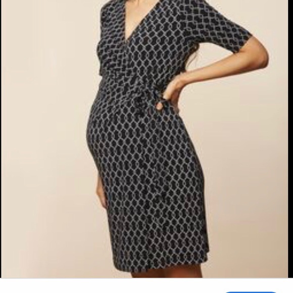 Motherhood maternity wrap dress - Picture 2 of 6